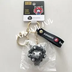 黒ミャクミャク クロミ キーホルダー 大阪万博 サンリオ モノクロ EXPO