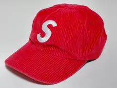 極美品　Supreme　Corduroy　S Logo　6-Panel　