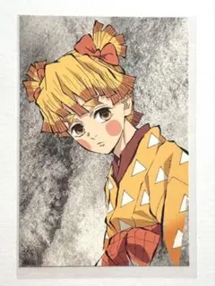 鬼滅の刃　全集中展　ポスカ　アイキャッチ　女装　善子　遊郭