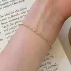 人気★チェーンブレスレット ゴールド