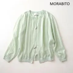 つきぱぱ様MORABITO モラビト 透かし編み メッシュ ニット カーディガンのサムネイル