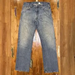 00s メキシコ製 リーバイス501 濃淡色落ち良ヒゲ W34 ボタン裏957