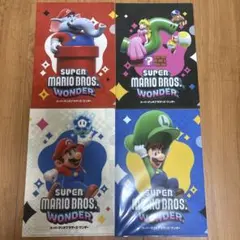 スーパーマリオ　ワンダー　クリアファイル