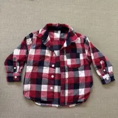 チェック柄シャツ サイズ90