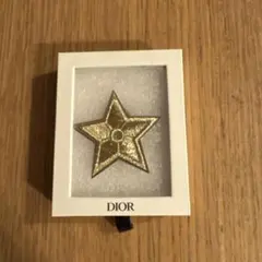 Dior ゴールド星型ブローチ