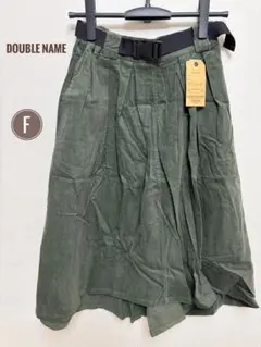 Y*Y様 新品タグ付き✨️【DOUBLE NAME】コーデュロイ スカート ベルのサムネイル