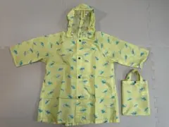 恐竜柄レインコート　100サイズ