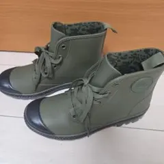 【美品】ワークマン 防水サファリシューズ カーキ（オリーブ）23.5㎝のサムネイル