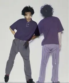 フィンガリン　ボンテージパンツ　パープル　Mのサムネイル