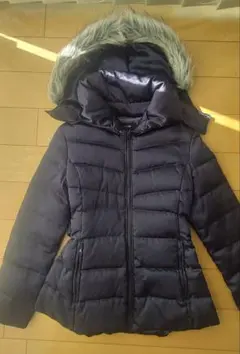 COMME CA ISM ダウンコート ネイビー 140cm