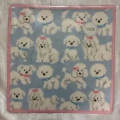 フェイラー　モフモフワンチャン　ハンカチ