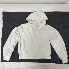 GU ホワイト パーカー Mサイズ