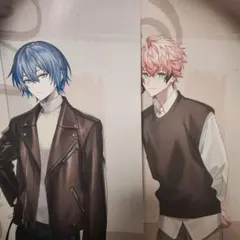 にじさんじ　小柳ロウ　赤城ウェン　まねきねこコラボポスター4枚セット