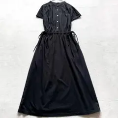 マッキントッシュ ウエストシャーリング ロングシャツワンピース 38