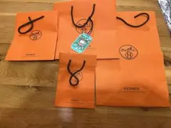 HERMES ショップ袋 4枚セットのサムネイル
