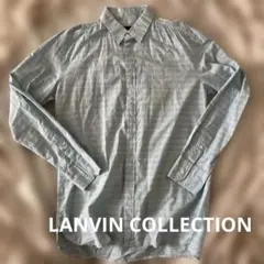 LANVIN COLLECTION 水色 長袖シャツ Lのサムネイル