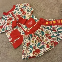 Baby Doll アリエル柄 トレーナー・スカートセットアップ　90