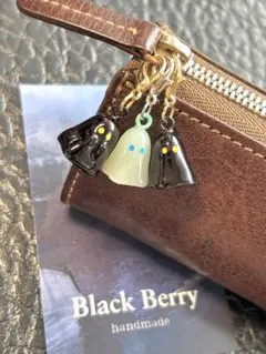 おばけチャームトリオ② ３体セット ゴースト レジン ハンドメイド かわいい