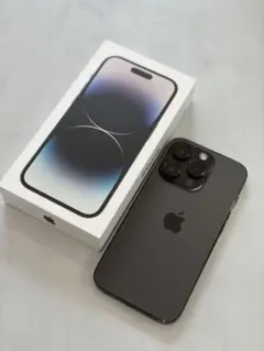 美品Apple iPhone 14 Proスペースブラック本体256GB