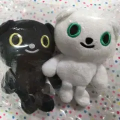【新品・未開封】クロネコヤマト クロネコ シロネコ ぬいぐるみ　２点セット