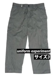 ユニフォームエクスペリメント サイドライン ツイル クロップドパンツ UE ソフ
