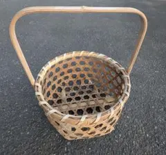 竹籠　竹カゴ　りんご籠