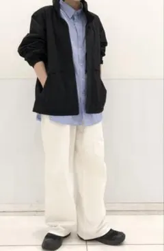 UNIQLO ドレープデニムタックパンツ Lサイズ ナチュラル
