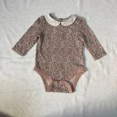 60cm 3-6ヶ月 baby GAP 花柄ロンパース