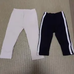 UNIQLO裏起毛レギパン　ブラックレギパンセット