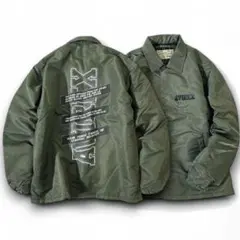 アヴィレックス 中綿 ナイロン コーチジャケット パデッドブルゾン 2XL