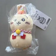 ちいかわ うさぎ おもちもちもちマスコット 鏡餅 郵便局 ちいかわで新年を祝うグッズ 年賀はがきや鏡餅デザインのマスコット
