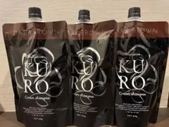 VALANROSE KUROクリームシャンプー ナチュラルブラック400gx3個 - メルカリ
