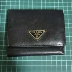 ジャンク品 PRADA ３つ折り財布 サフィアーノのサムネイル