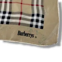 Burberrys 노바 체크 대형 스카프 손수건 베이지 74cm 사방