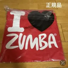 新品未使用　正規品　ZUMBA ズンバウェア　Tシャツ　赤　アイラブ