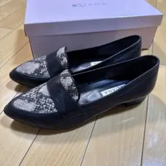 ダイアナ DIANA フラットシューズ レザー 23cm パンプス