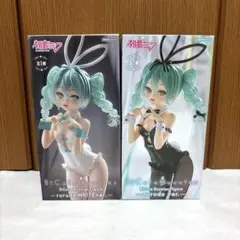 [新品未開封] 初音ミク　バニー　フィギュア　2種セット