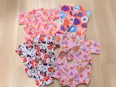 ベビー　甚平　ロンパース 70サイズ　女の子　　まとめ売り