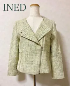INED コットンライダースジャケット