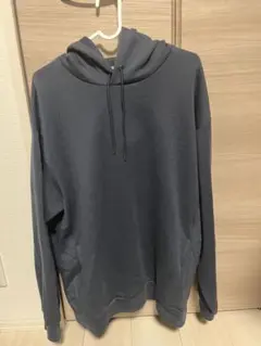 GUダブルフェイスビッグプルパーカー(長袖) M