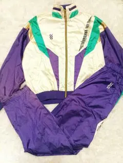 90s ジャージ上下セット チャンピオン　Champion ヴィンテージ　平成 ナイロンジャケット&パンツ チャンピオン Champion Vintage 90s ウォーキング・ランニングウェア