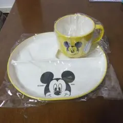マイヤー Disney HOME ミッキーマウス セラミックプレート 2枚セット