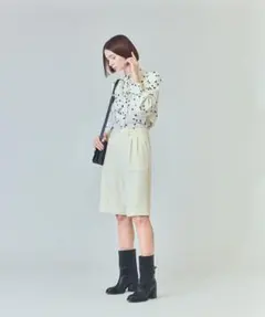 グレースコンチネンタル　ウールツイルハーフパンツ