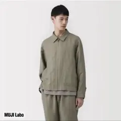 Muji Labo 紳士 太番手リネンドローストリングジャケット L 黒 - メルカリ