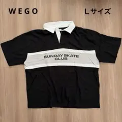 WEGO SUNDAY SKATE CLUB 半袖ポロシャツ Lサイズのサムネイル