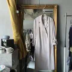 @ プロポーション PROPOTION ロング コート ピンク ベルト M