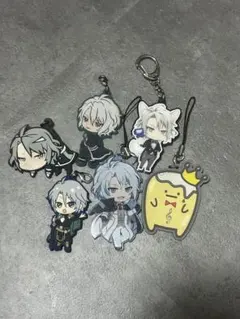 アイナナ八乙女楽 ラバーストラップ アクリルキーホルダー 6個セット