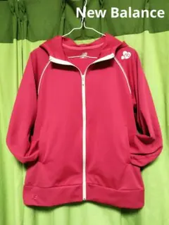 New Balance ジャージパーカージャケット ピンク系