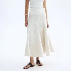 H&M EDITION ジャガードロングフレアスカート サイズ34 新品
