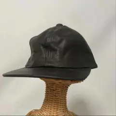 90's レザーキャップ デッドストック　ヴィンテージ CA4LA